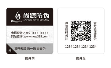 雙層防偽標識